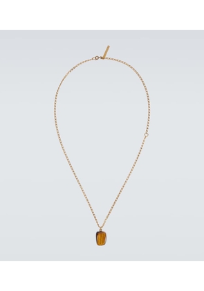 Dries Van Noten Gold-plated pendant necklace