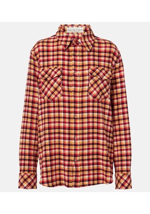 God's True Cashmere Time plaid cashmere shirt