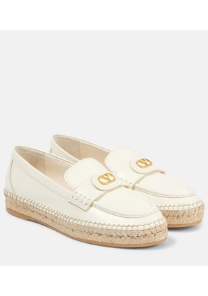 Valentino Garavani VLogo Signature leather espadrilles