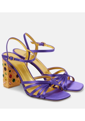 Valentino Garavani Preshoes 90 embellished satin sandals