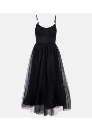 Zimmermann Tulle corset midi dress