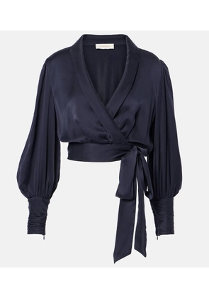 Zimmermann Silk wrap top