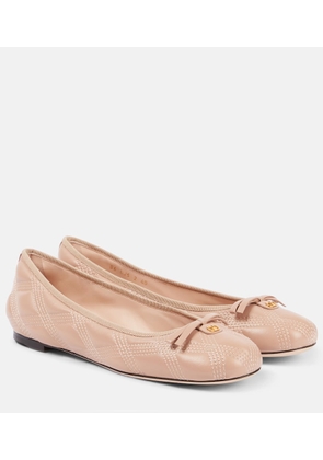 Valentino Garavani Quiltie leather ballet flats