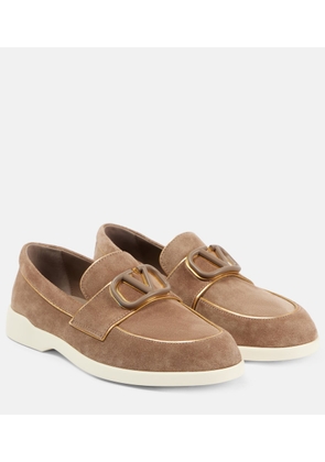 Valentino Garavani Leisure Flows suede loafers