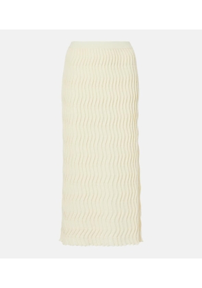 Bottega Veneta Wool midi skirt