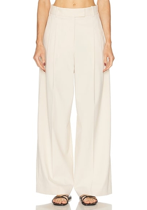 By Malene Birger Cymbaria Trouser in Pearl - Ivory. Size 38 (also in 42).