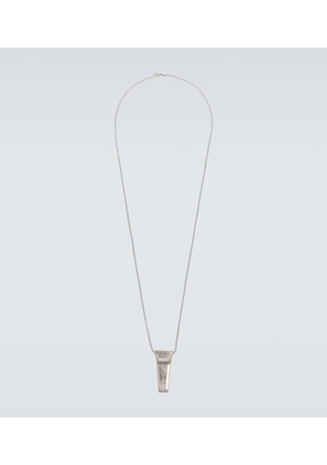 Rick Owens Crystal Trunk Charm pendant necklace