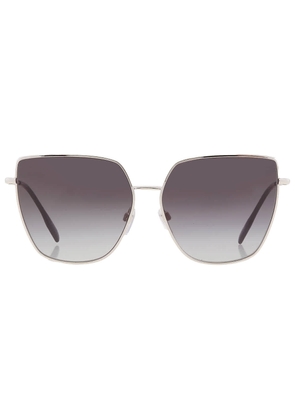 Burberry Alexis Grey Gradient Cat Eye Ladies Sunglasses BE3143 10058G 61