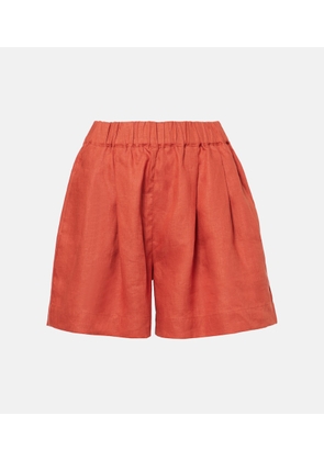 Asceno Zurich linen shorts