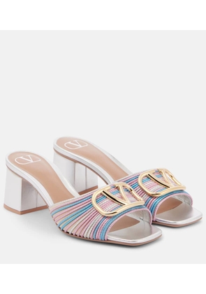 Valentino Garavani VLogo Signature crochet mules