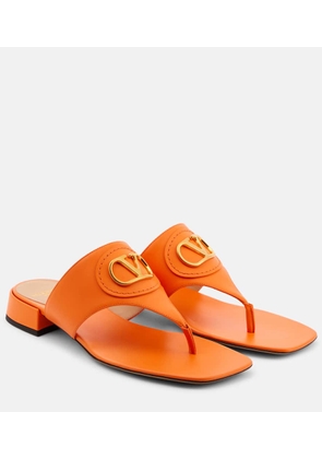 Valentino Garavani VLogo Signature leather thong sandals