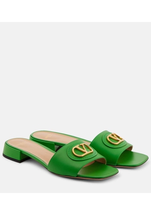 Valentino Garavani VLogo Signature leather slides