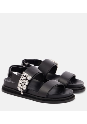 Jimmy Choo Verity embellished leather sandals