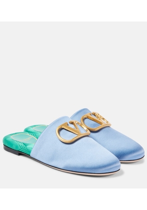 Valentino Garavani VLogo Signature satin slides