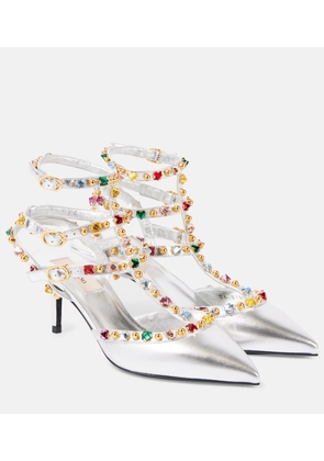 Valentino Garavani Rockstud 65 embellished leather pumps