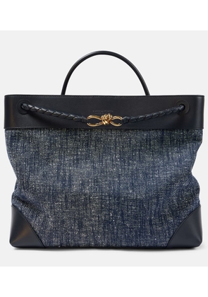 Bottega Veneta Andiamo Large denim tote bag