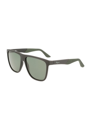 Ferragamo Grey Square Mens Sunglasses SF1065S 005 59
