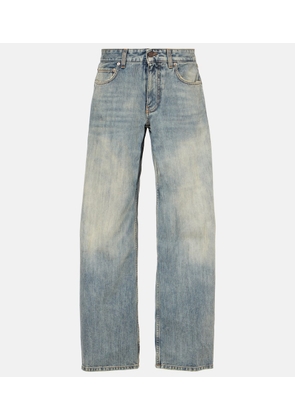 Balenciaga Mid-rise wide-leg jeans
