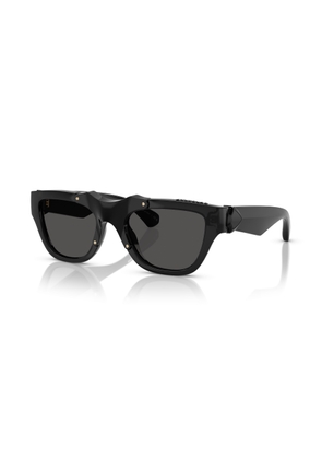 Burberry Dark Grey Square Unisex Sunglasses BE4445U 411287 53