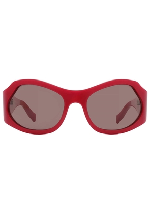 Salvatore Ferragamo Burgundy Wrap Ladies Sunglasses SF1078S 604 59