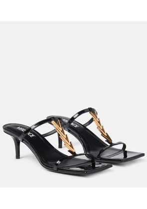Versace 40 patent leather sandals
