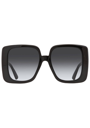 Gucci Grey Square Ladies Sunglasses GG1314S 001 55