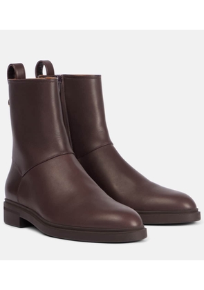 Loro Piana Kilda leather ankle boots