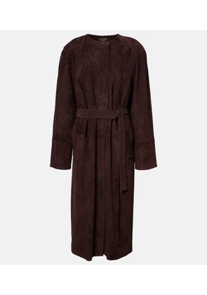 Stouls Suede trench coat