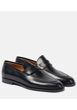 Loro Piana Sergio leather loafers
