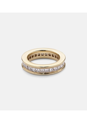 Octavia Elizabeth Ivy Eternity 18kt gold ring with diamonds