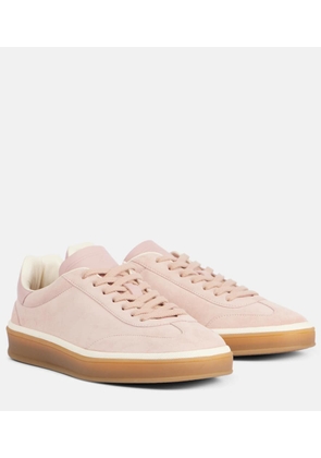 Loro Piana Tennis Walk suede sneakers