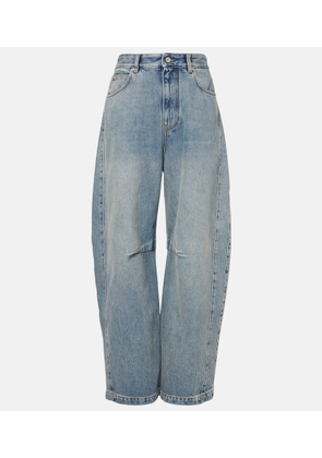 Loewe Anagram barrel-leg jeans