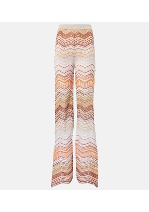 Missoni Zigzag lame wide-leg pants