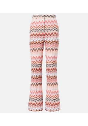 Missoni Zigzag cotton-blend straight pants