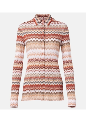 Missoni Zigzag lame shirt