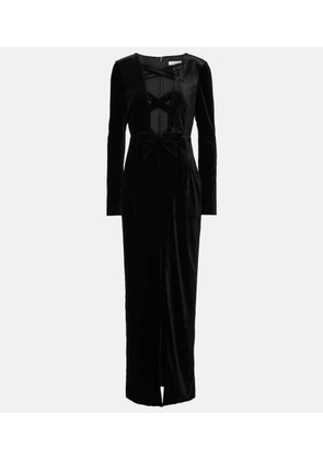 Alessandra Rich Velvet maxi dress