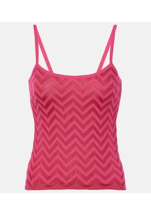 Missoni Zig Zag cotton-blend tank top
