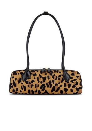 ALAÏA Medium Teckel Bag in Brun Sepia - Animal. Size all.