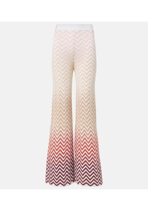 Missoni Zigzag cotton-blend flared pants