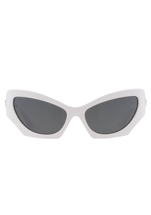Versace Dark Grey Cat Eye Ladies Sunglasses VE4450 314/87 60