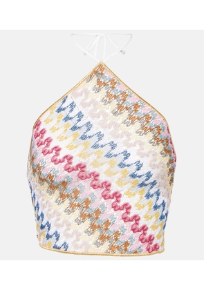 Missoni Zig Zag lame top