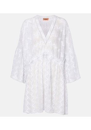Missoni Zigzag lame beach dress