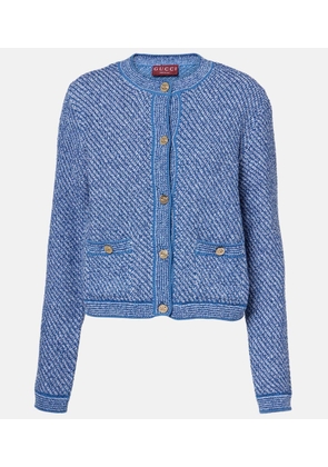 Gucci Double G cotton-blend cardigan