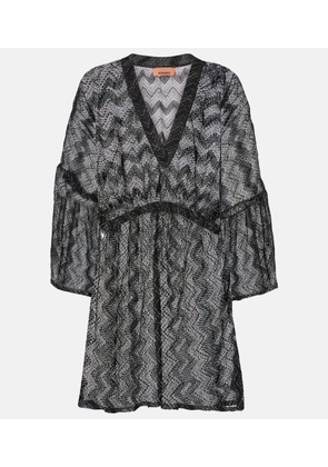 Missoni Zigzag lame beach dress