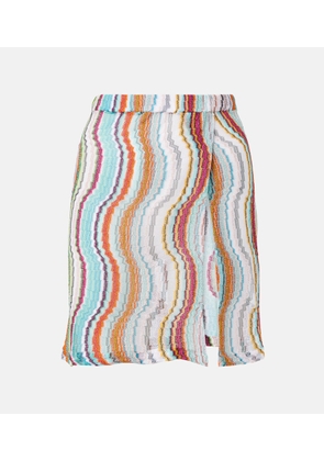 Missoni Printed lame miniskirt
