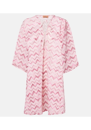 Missoni Chevron lame kaftan