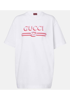 Gucci Logo cotton jersey T-shirt