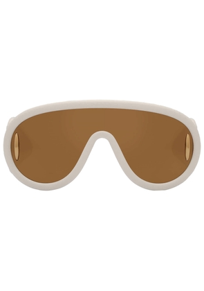Loewe Brown Mirror Mask Unisex Sunglasses LW40108I 25G 140
