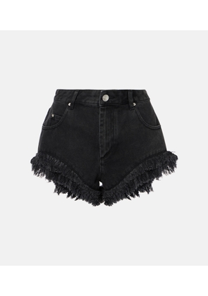 Isabel Marant Eneidao fringed denim shorts