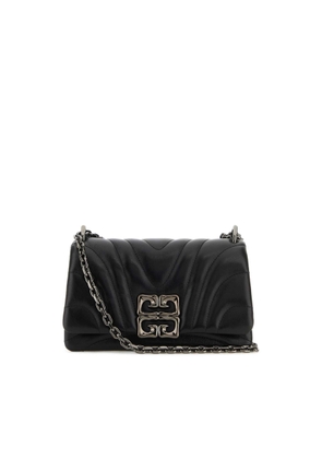 Givenchy Black Leather Small 4g Soft Shoulder Bag